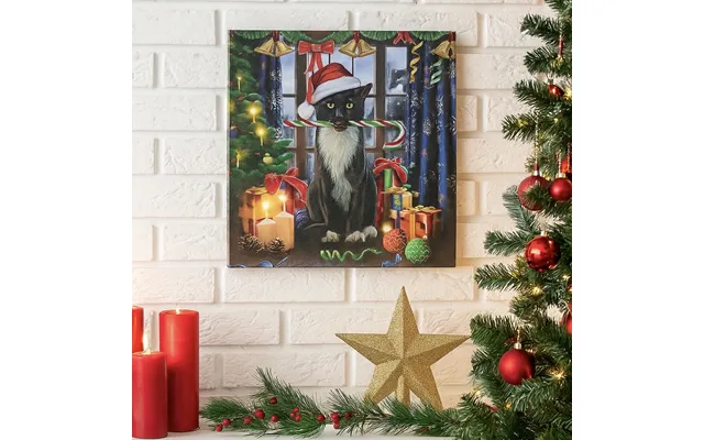 Krampuss Light Up Led Canvas 30cm X 30cm