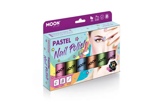 Pastel Neon Uv Nail Polish Box Set