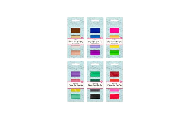 Polymer Oven Bake Clay - 24 Colours