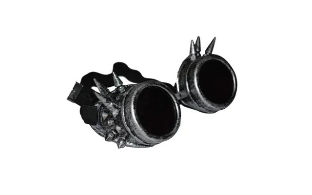 Silver & Black Spiked Rivet Goggles