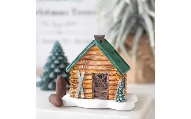 Ski Chalet Incense Cone Holder