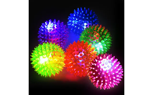 Small Light Up Spikey Ball 6.5cm