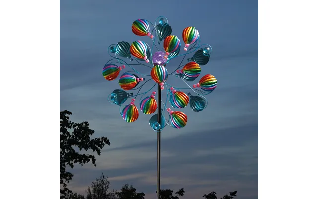 Solar Sky Runner Wind Spinner Stake 2m By Smart Solar