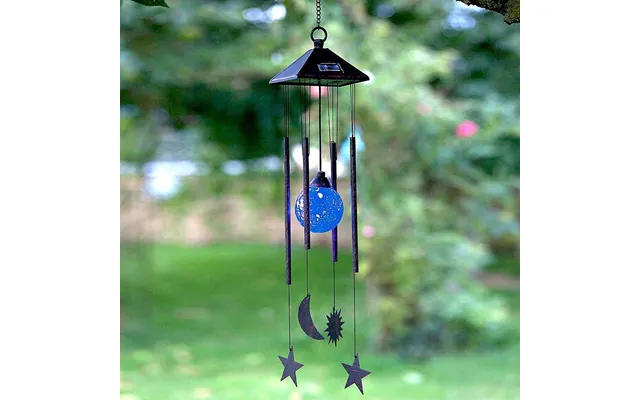 Solar Sun & Moon Wind Chime