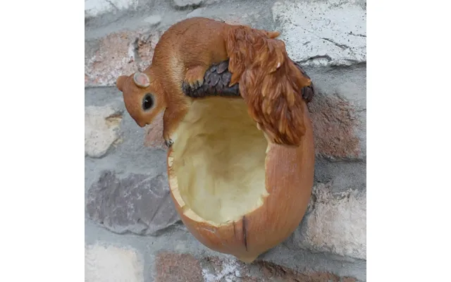 Squirrel On Acorn Feeder 7650