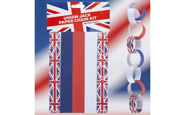 Union Jack Paper Chain Kit