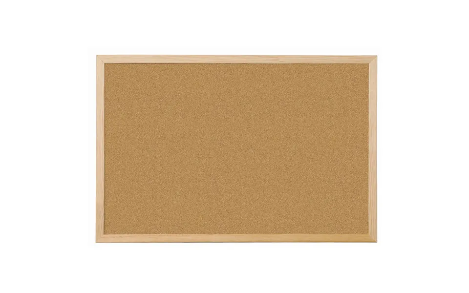Q-connect Kf03567 Bulletin Board Fixed Bulletin Board Brown Cork