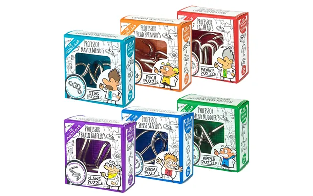 Set Of All Six Professors' Mini Puzzles