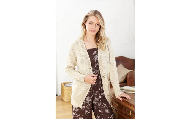 Cardigan And Sweater In King Cole Fashion Aran 5543