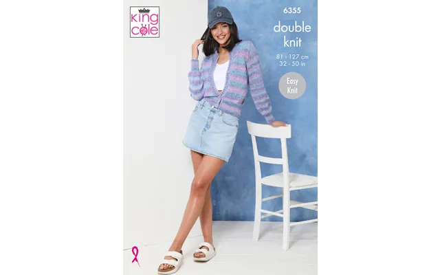 Cardigan And Waistcoat In King Cole Jamboree Dk 6355
