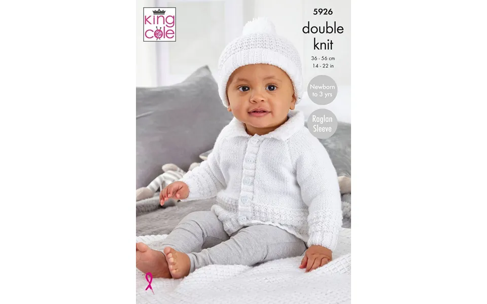 Cardigan - Hat And Blanket In King Cole Comfort Dk 5926