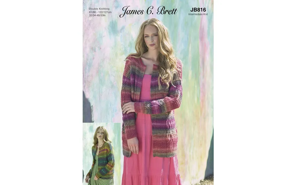 Cardigans In James C. Brett Shhh Dk Jb816