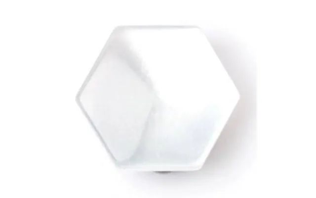 Milward Buttons - Size 11mm, Hexagonal Shape, Pearl White, Pack Of 5