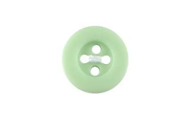 Milward Buttons - Size 12mm, 4 Hole, Green, Pack Of 5