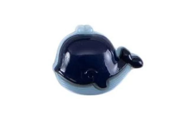 Milward Buttons - Size 16mm, Shank, Whale Shaped, Blue, Pack Of 3