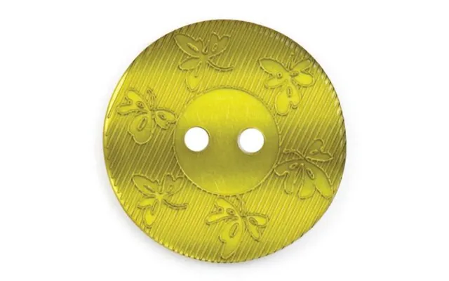 Milward Buttons - Size 17mm, 2 Hole, Green, Pack Of 3