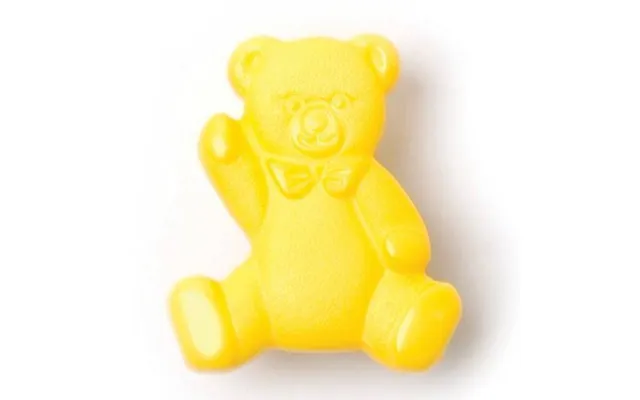 Milward Buttons - Size 17mm, Teddy Bear, Yellow, Pack Of 3