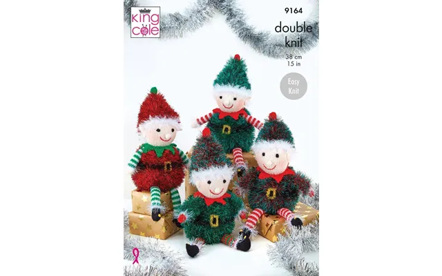 Playful Elves In King Cole Tinsel Chunky 9164 product image