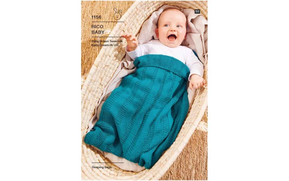 Rico Baby Dream Tweed Dk 2 Designs Of Sleeping Bags Pattern 1156