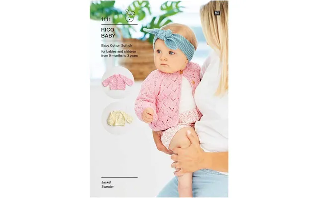 Rico Design Baby Cotton Soft Dk Jacket & Sweater Pattern 1111 product image