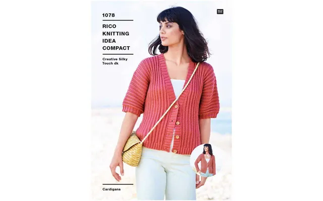 Rico Design Creative Silky Touch Dk Long Sleeved Short Sleeved Cardigan 1078