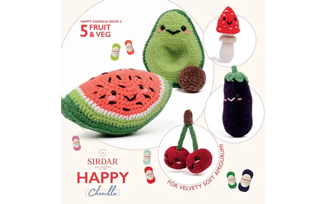 Sirdar Happy Chenille Book 2 - Fruit & Veg