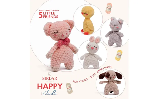 Sirdar Happy Chenille Book 4 - Little Friends