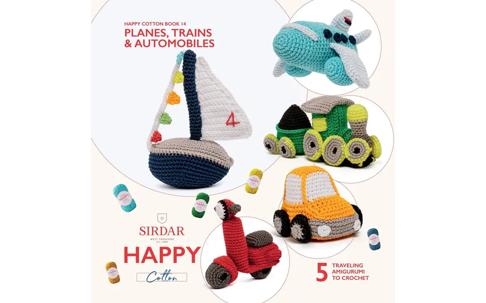 Sirdar Happy Cotton Book 14 - Plains, Trains And Automobiles