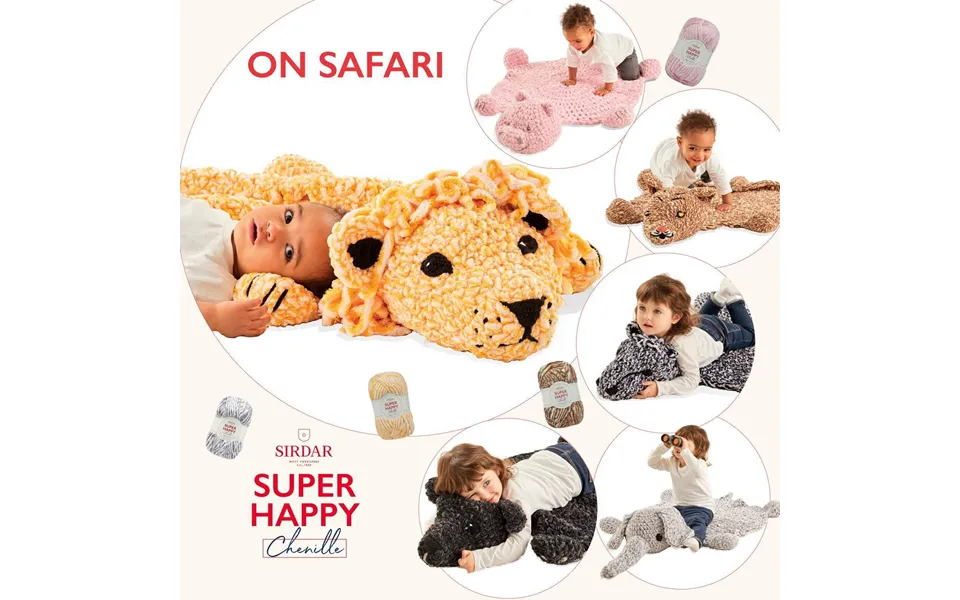 Sirdar Super Happy Chenille - On Safari Book