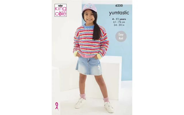 Sweater And Accessories In King Cole Yumtastic 6250