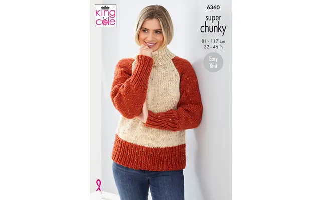 Sweaters In King Cole Big Value Super Chunky Tweed 6360