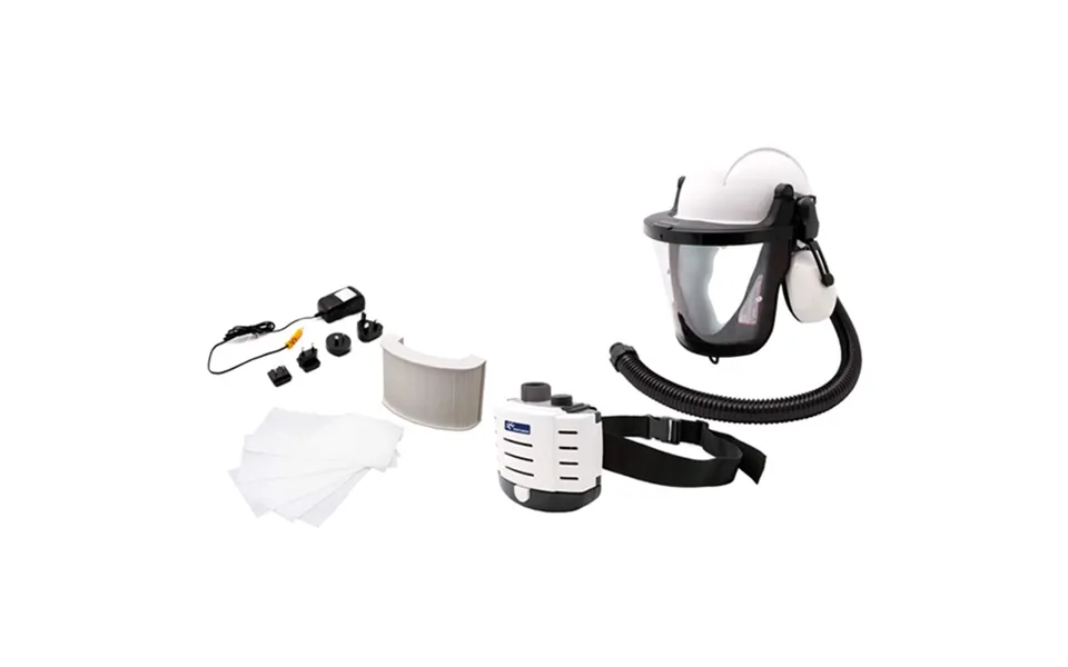 Conceptair Helmet & Flip Up Visor Kit P3 - Black White