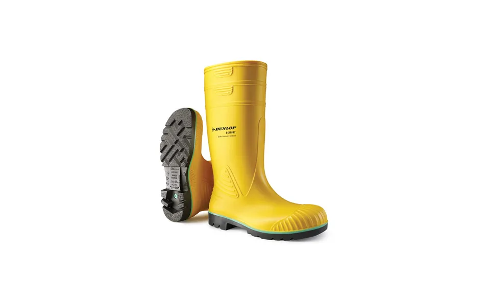 Dunlop Acifort Heavy Duty Wellington Boot - Yellow