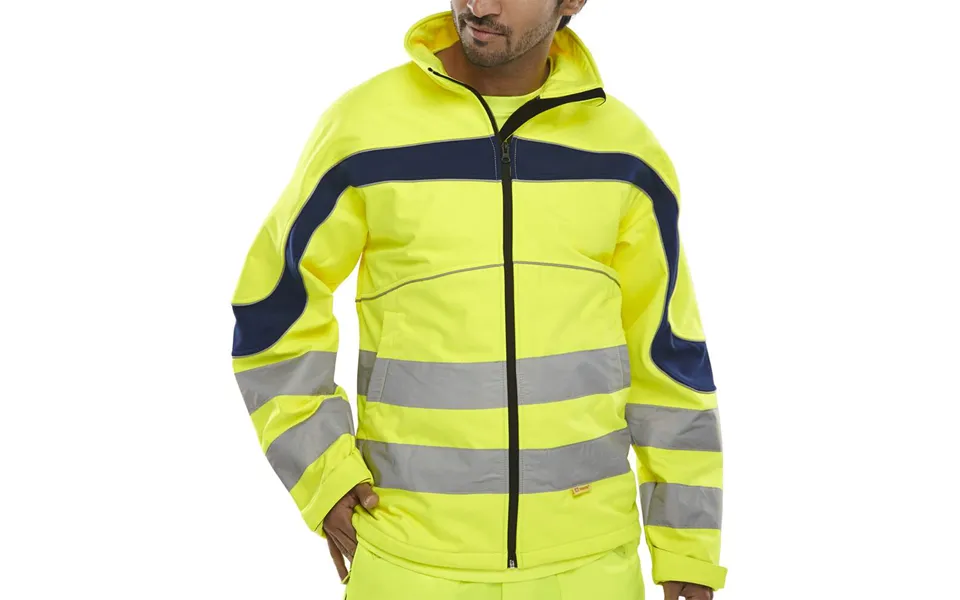 Eton Soft Shell Jacket Sy - Saturn Yellow Navy
