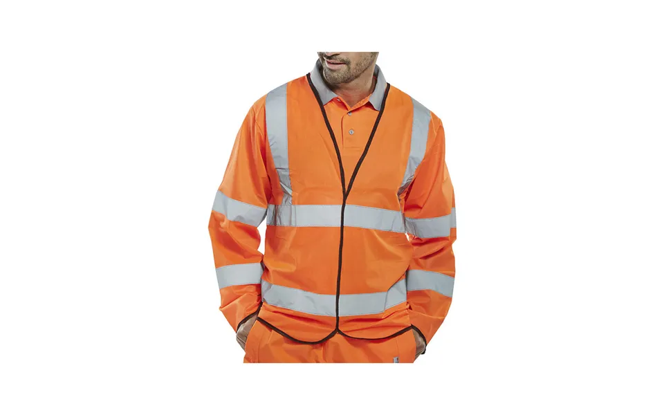 Fire Retardant Hi-vis Jerkin Orange - 3xl
