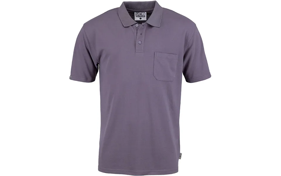 Jcb Essential Grey Polo Shirt - Medium