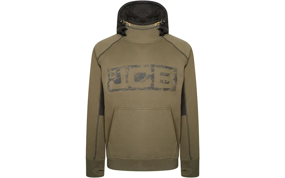 Jcb Horton Hoodie Olive Black - Medium