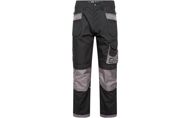 Jcb Trade Plus Black Grey Rip Stop Trouser - 44