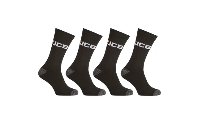 Jcb Workwear Apparel Socks Grey H T-black 6-11 4 Pack product image