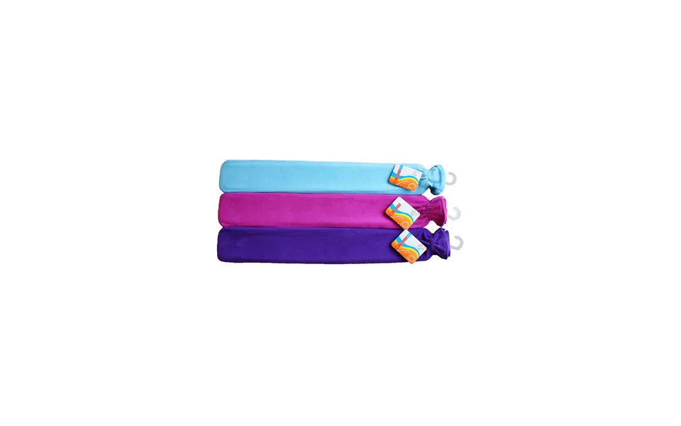 Long Hot Water Bottle With Fleece Cover