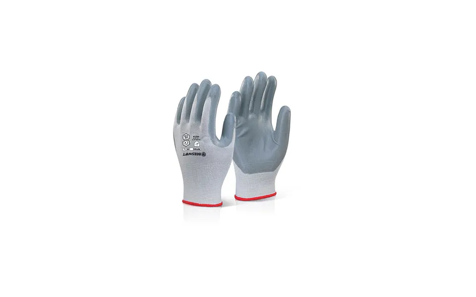 Nitrile Foam Nylon Glove 07 - Small