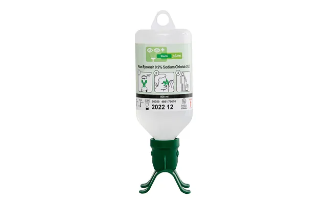 Plum Eyewash 500ml 0.9 Percent Sodium Chloride Duo Green 500ml