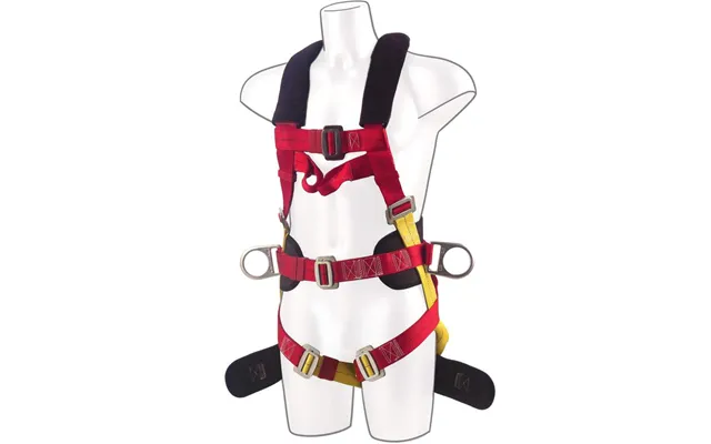 Portwest 3 Point Comfort Plus Harness - Red