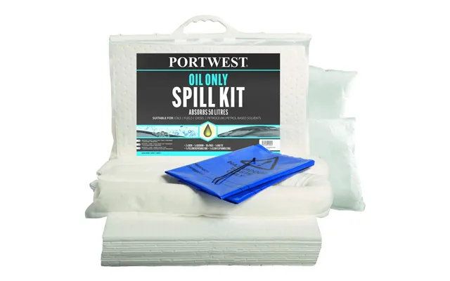 Portwest 50 Litre Oil Only Kit - White