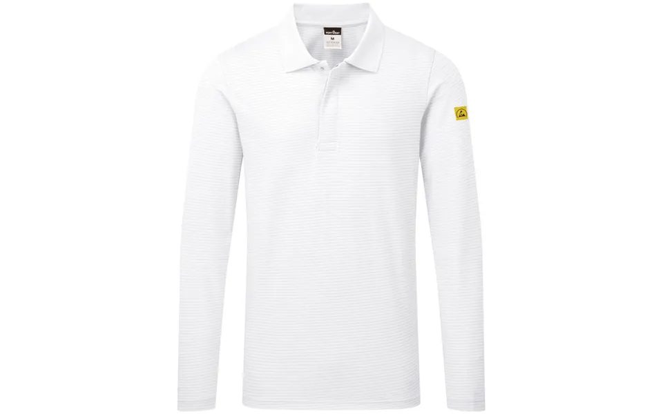 Portwest Anti-static Esd Polo L S - White