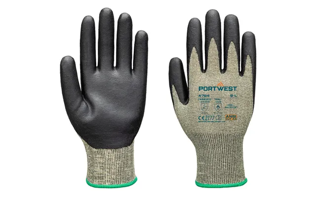 Portwest Arc Cut 18c Level 2 Glove - Green Black