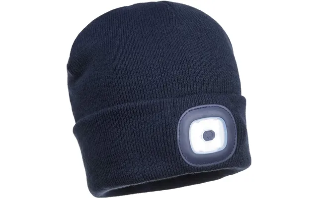 Portwest Beanie Usb Rechargeable Led Head Light - Navy