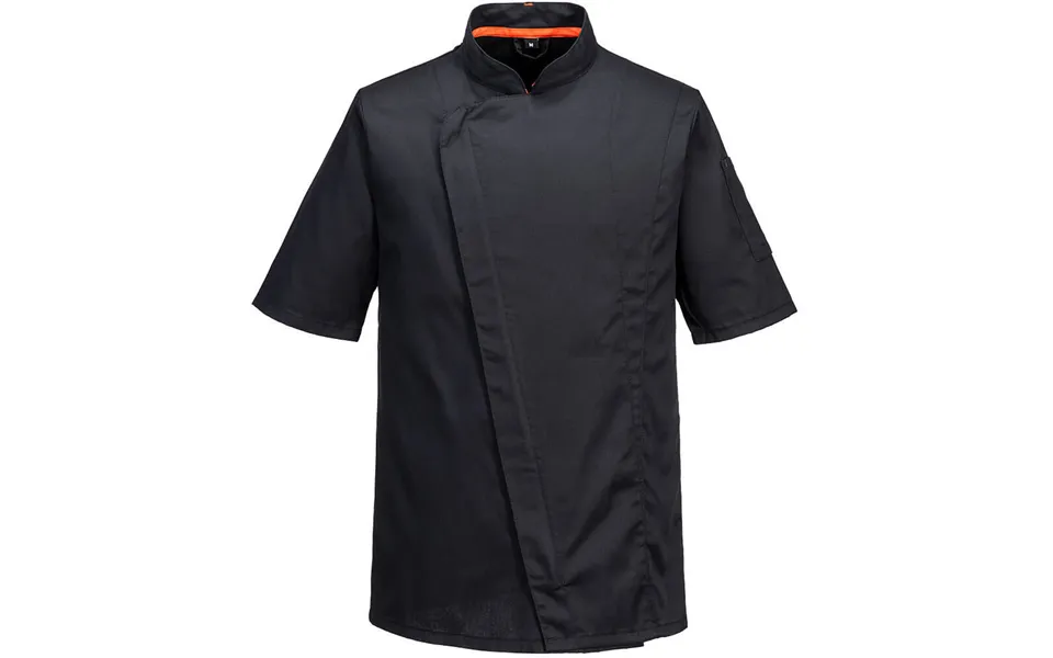Portwest Chef's Mesh Air Pro Asymmetrical Jacket S S - Black