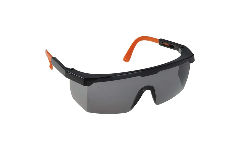 Portwest Classic Safety Spectacles - Smoke Black Orange
