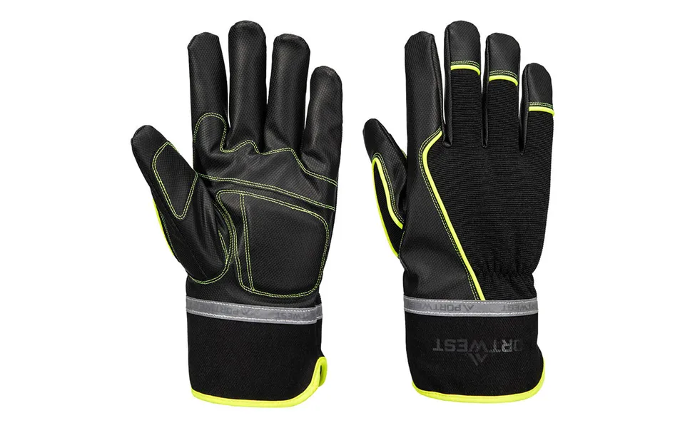 Portwest Cold 450 Pu Waterproof Mechanical Glove - Black